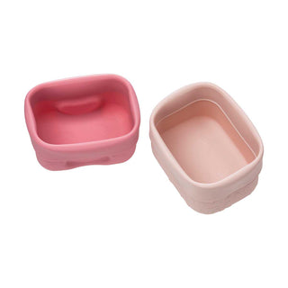 Silicone snack cups - berry