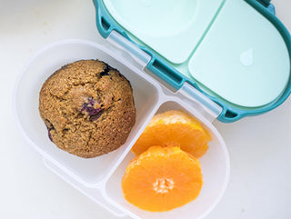 muffin and orange in snackbox
