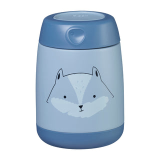 insulated food jar mini - friendly fox