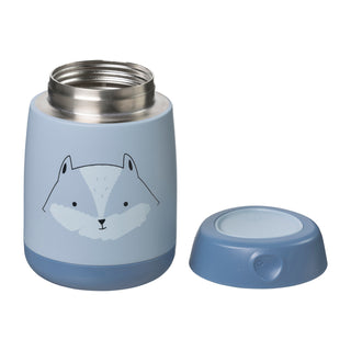 insulated food jar mini - friendly fox