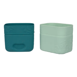 Silicone snack cups - forest
